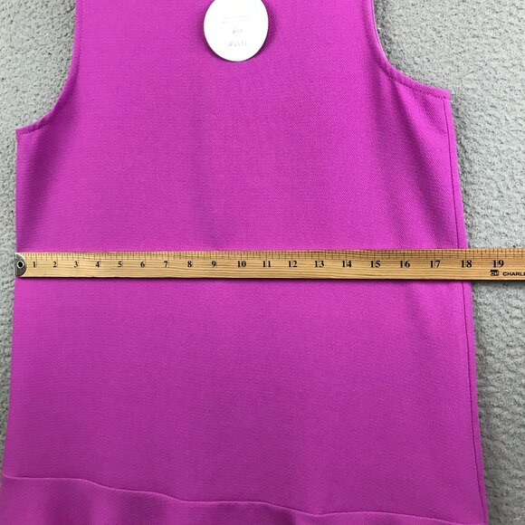New Everly Sleeveless Fuchsia Flounce Hem Dress size S - Picture 6 of 10